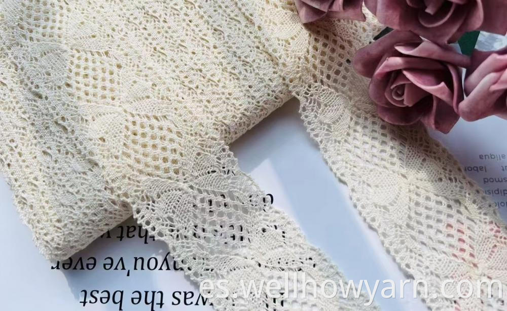 wide embroidered fabric
